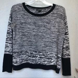DKNY JEANS Sweater Molted Black & White. Size S